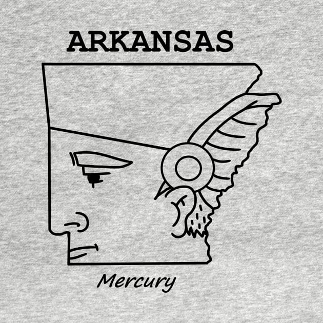 A funny map of Arkansas. by percivalrussell